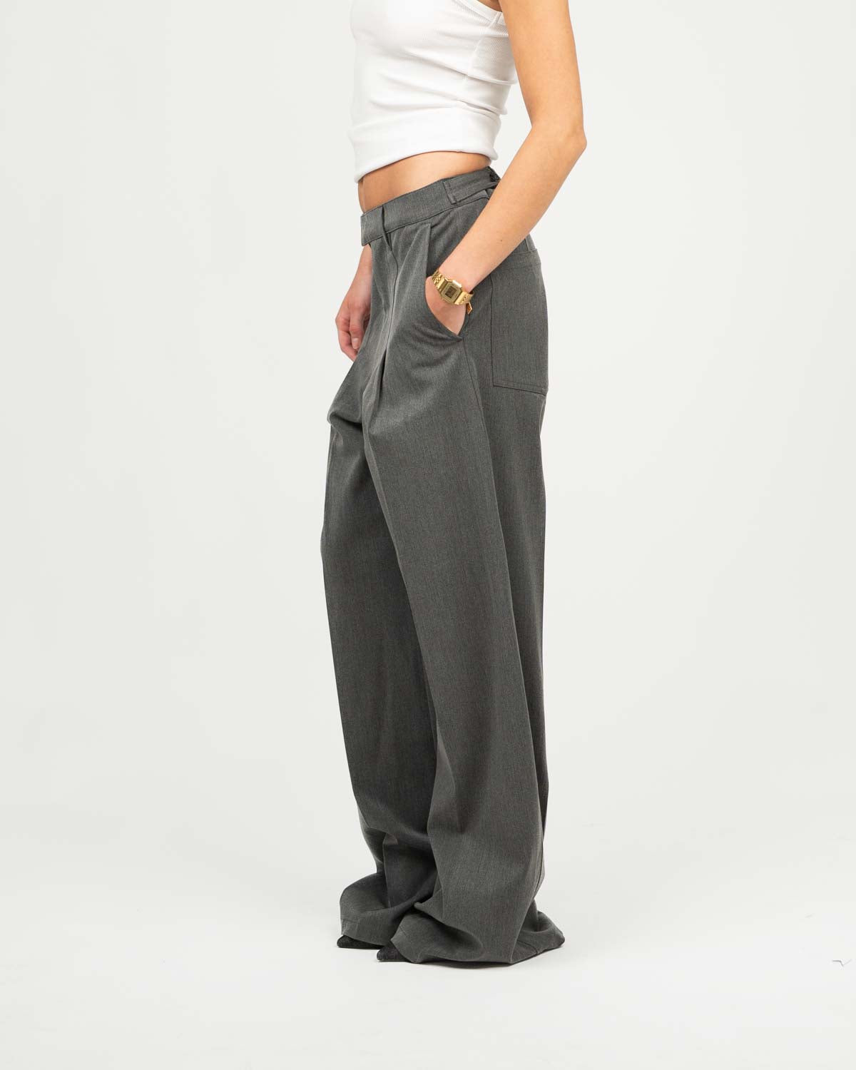 Baggy Suitpants Grey